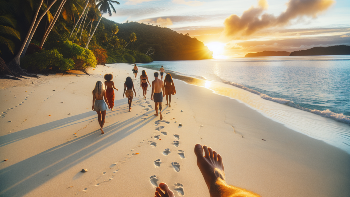 Barfuß-Wanderungen im Sand – einfach mit der Natur verbinden