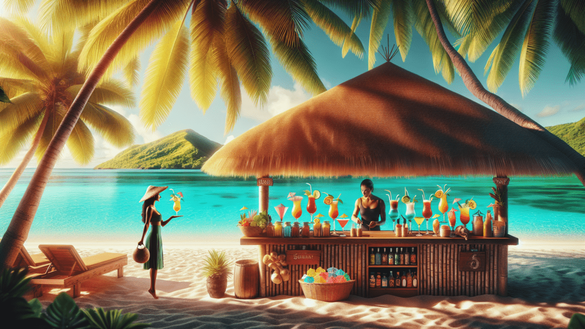 Exotische Cocktails in Strandbars – Geschmack des Paradieses