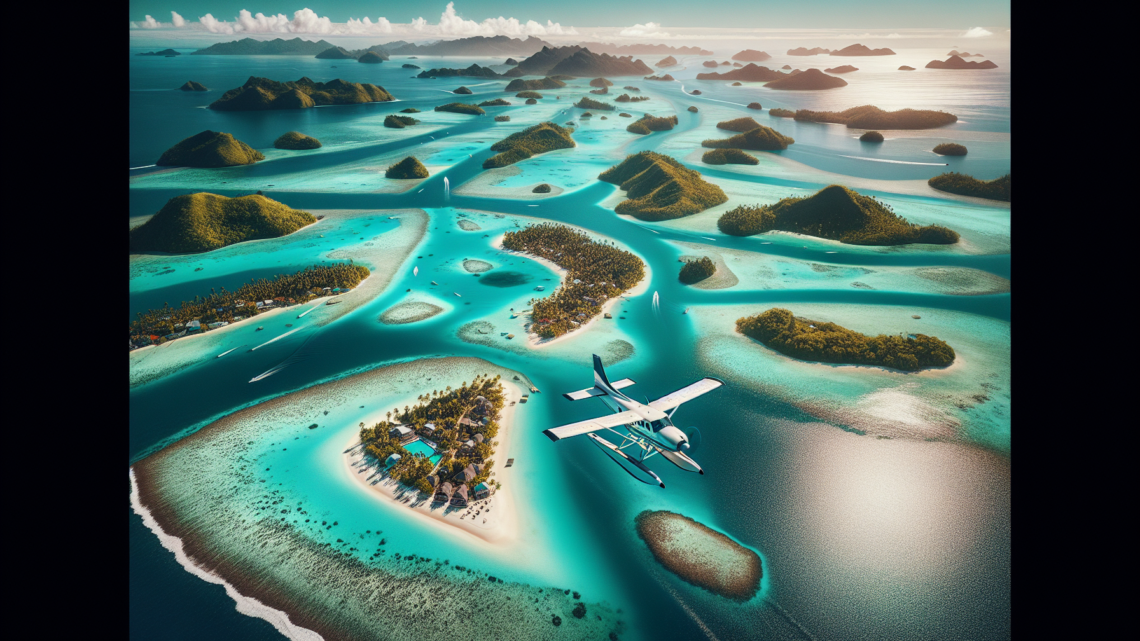 Inselflüge zwischen den Atollen – atemberaubender Ausblick von oben