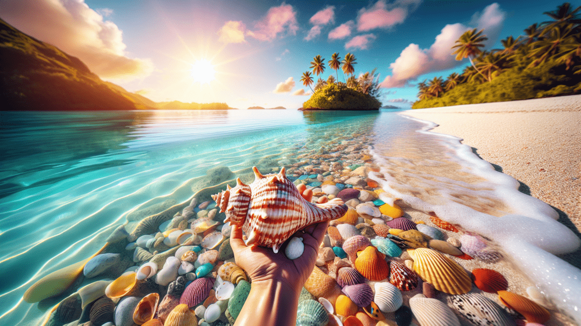 Muschel-Sammeln bei Ebbe – maritime Schätze finden