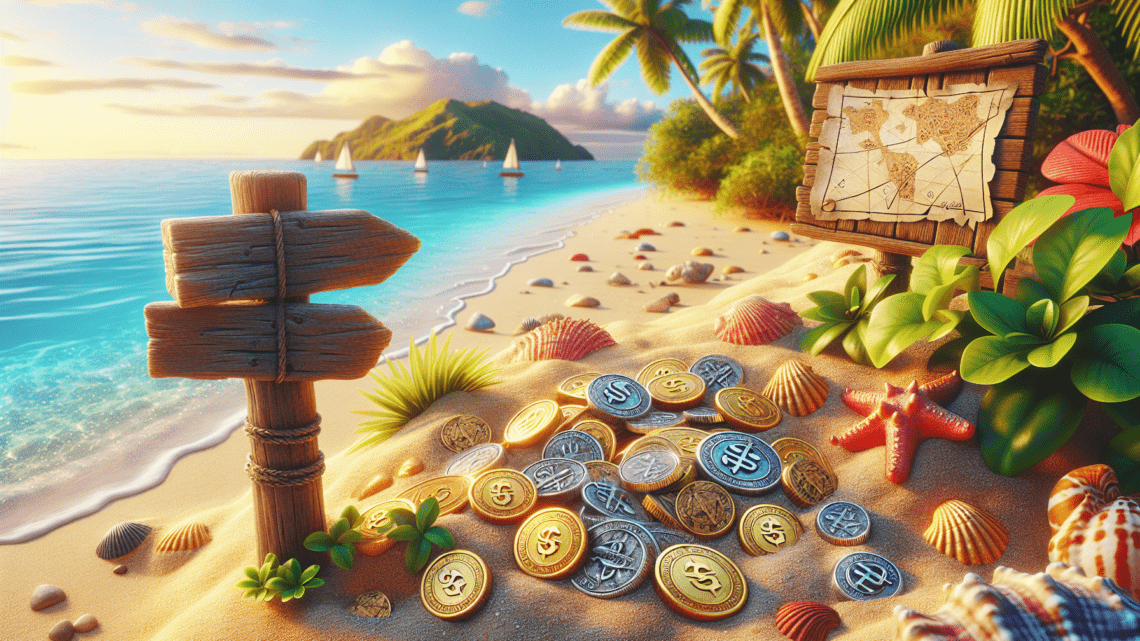 Schatzsuche am Strand – Münzen