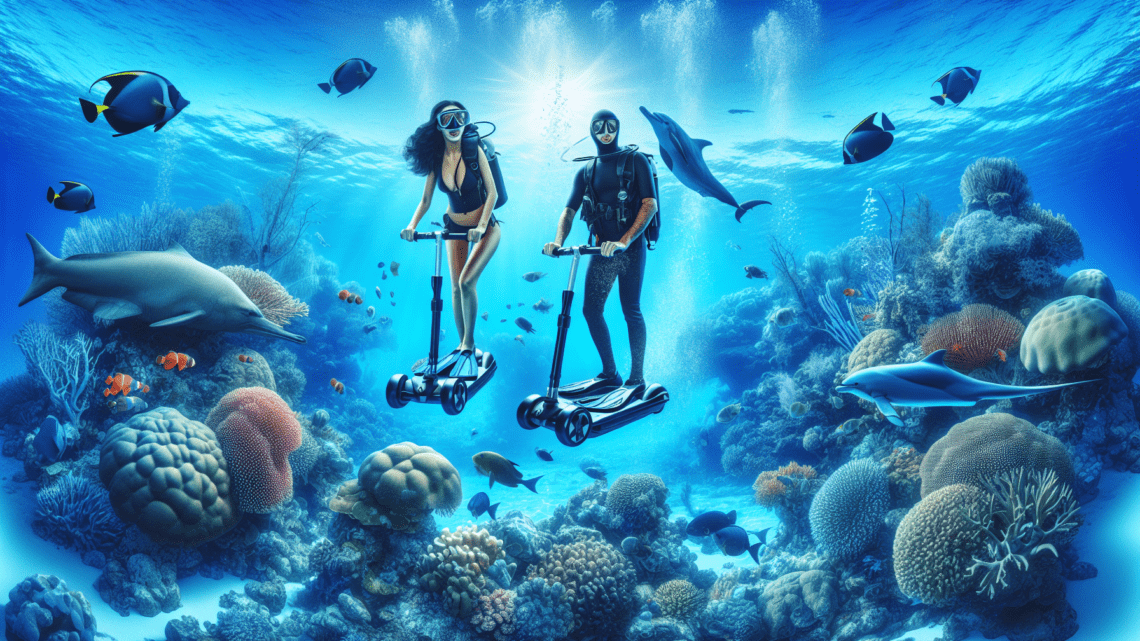Unter Wasser-Scooter-Abenteuer