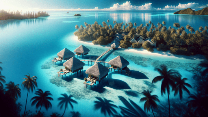 Wasserbungalows über der Lagune – exklusives Inselerlebnis